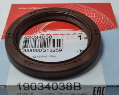42X55X6-RH- FKM VITON(19034038B/ AH2480E/ 82034038) RETENEDOR CORTECO