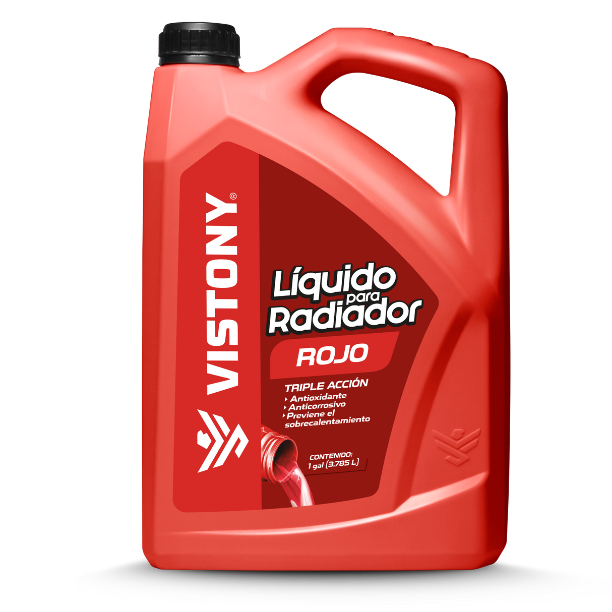 ANTICONGELANTE PARA RADIADOR ROJO (1/GL) VISTONY