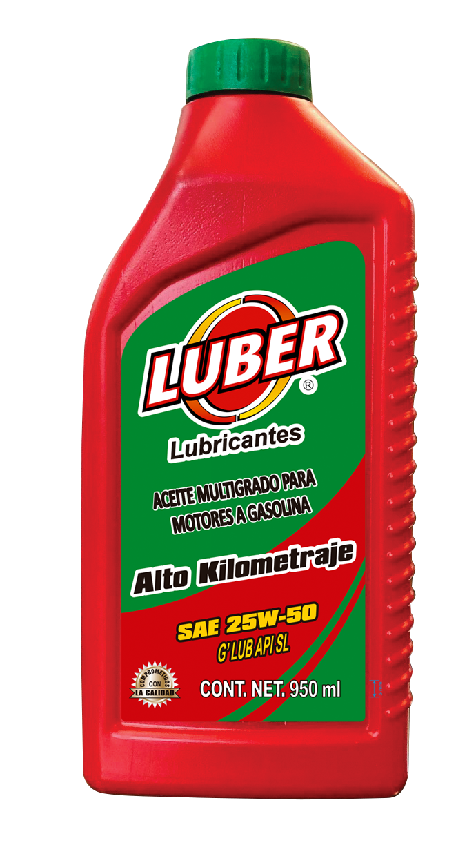 GLUB GASOLINA MULTIGRADO API SL 25W50-1(1/GARRAFA )