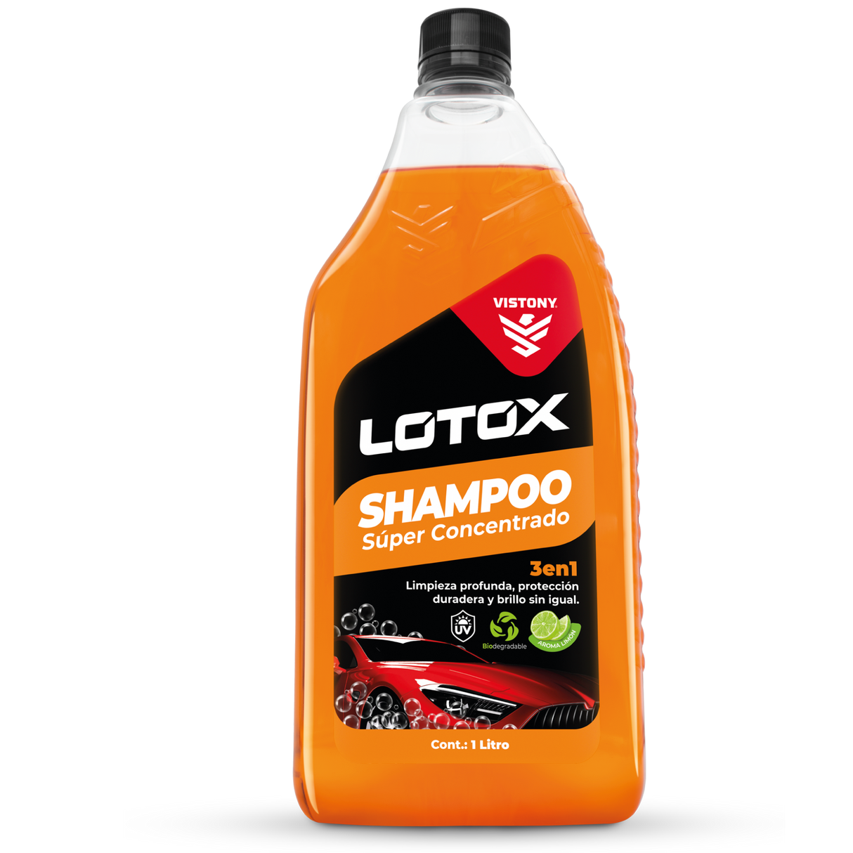 SHAMPOO LOTOX SUPER CONCENTRADO 3 EN 1 (1 LTS) VISTONY