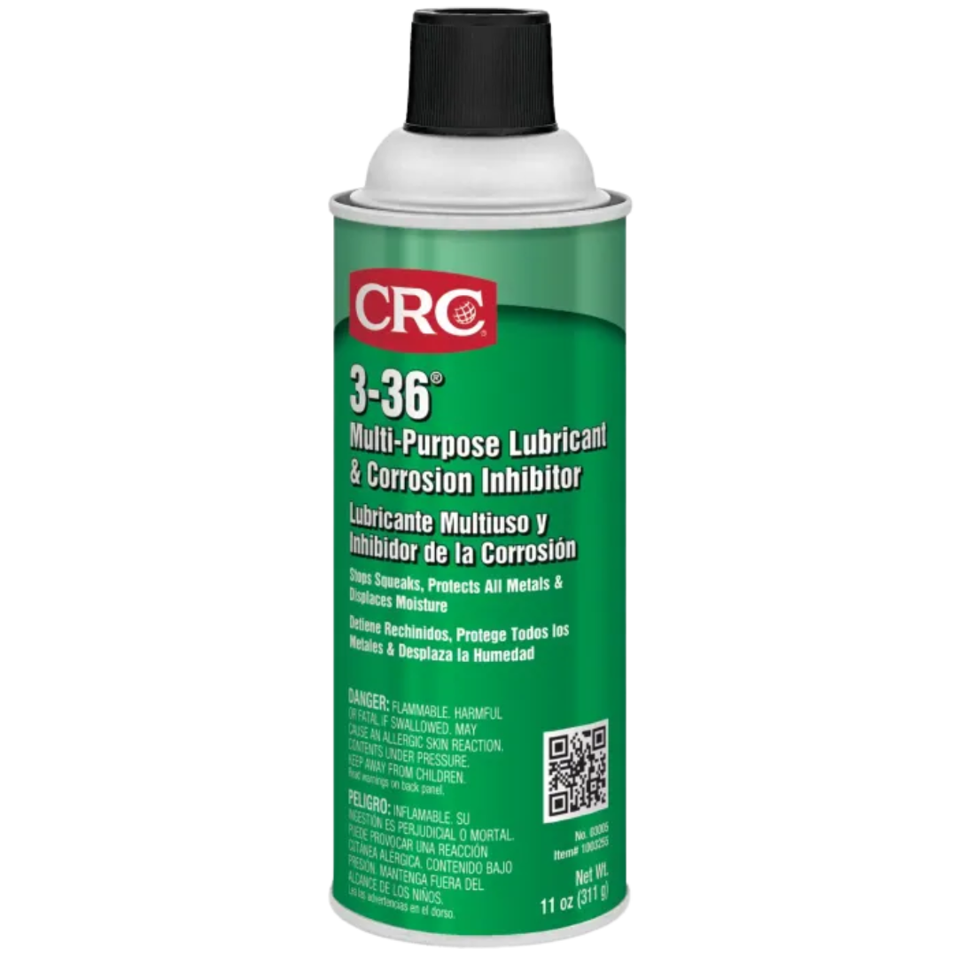 LUBRICANTE MULTIUSOS E INHIBIDOR DE CORROSION CRC 3-36 12X11OZ (03005)
