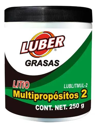 GRASA DE LITIO MULTIPROPOSITOS 2-1 (1/6 G -250GR) LUBER