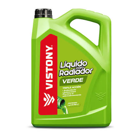 ANTICONGELANTE PARA RADIADOR VERDE VISTONY
