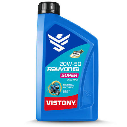 RAYVON SUPER 4T SAE 20W50 MOTO (CAJ12/1L)VISTONY